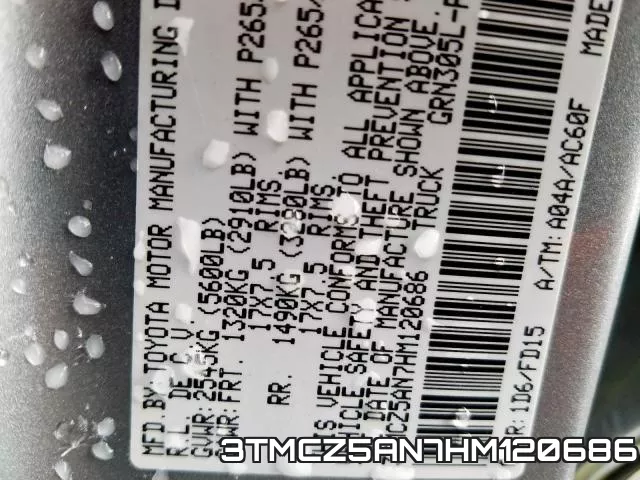 3TMCZ5AN7HM120686 фото 2