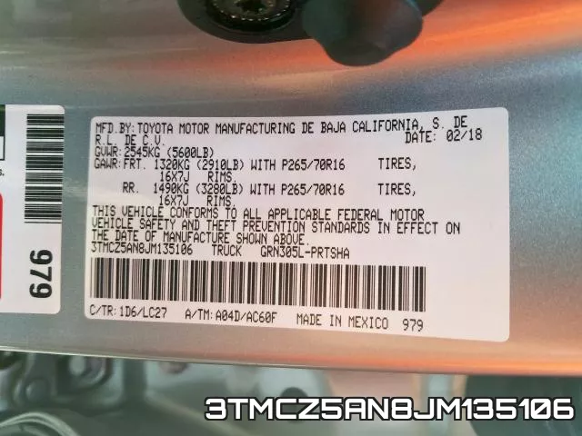 3TMCZ5AN8JM135106 фото 2
