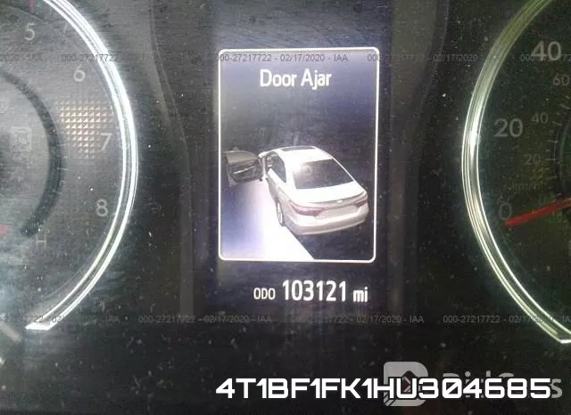 4T1BF1FK1HU304685 фото 8