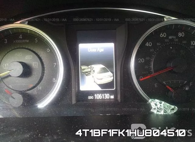 4T1BF1FK1HU804510 фото 8