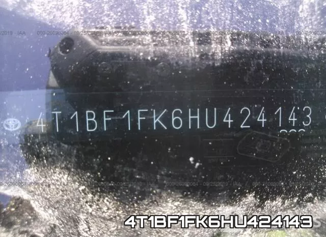 4T1BF1FK6HU424143 фото 10