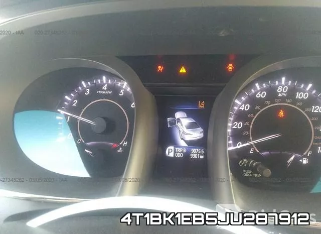 4T1BK1EB5JU287912 фото 8