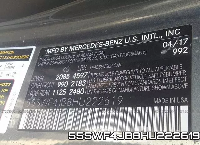 55SWF4JB8HU222619 фото 10