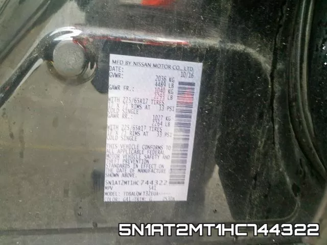 5N1AT2MT1HC744322 фото 2