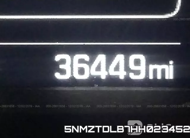 5NMZTDLB7HH023452 фото 8