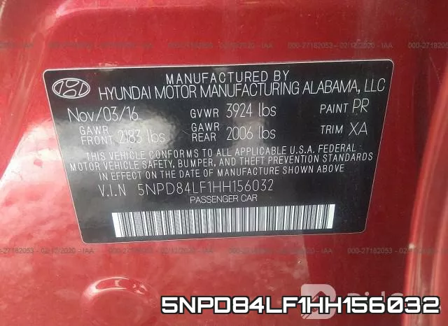 5NPD84LF1HH156032 фото 10