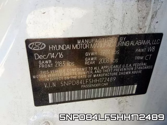5NPD84LF5HH172489 фото 2