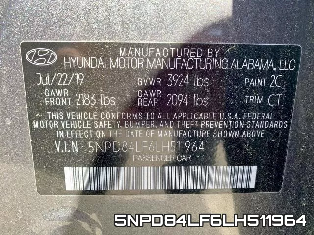 5NPD84LF6LH511964 фото 9