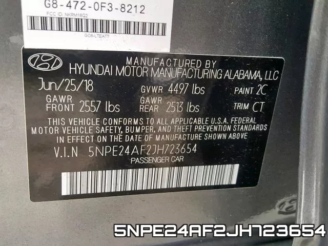 5NPE24AF2JH723654 фото 2