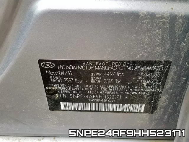 5NPE24AF9HH523171 фото 2