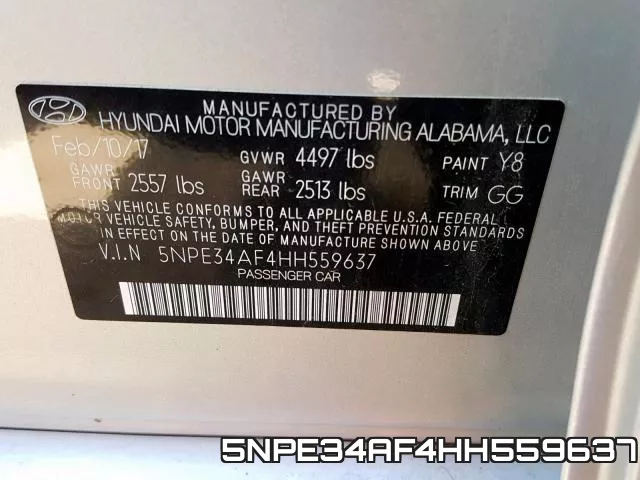 5NPE34AF4HH559637 фото 2