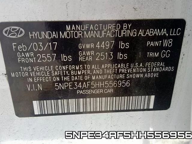 5NPE34AF5HH556956 фото 2