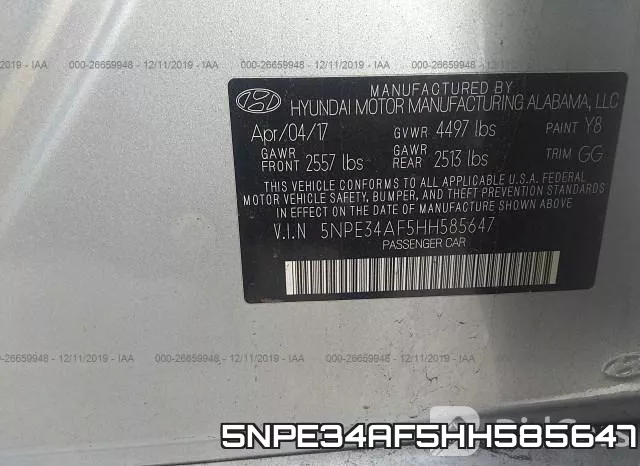 5NPE34AF5HH585647 фото 10