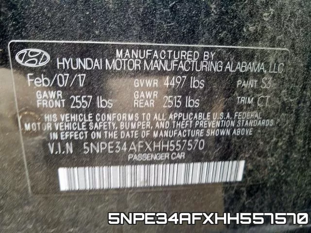 5NPE34AFXHH557570 фото 2