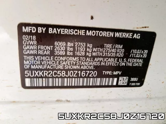 5UXKR2C58J0Z16720 фото 2