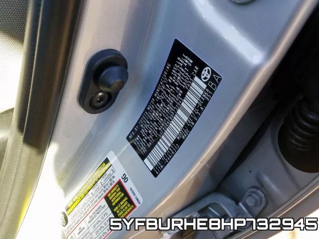 5YFBURHE8HP732945 фото 2