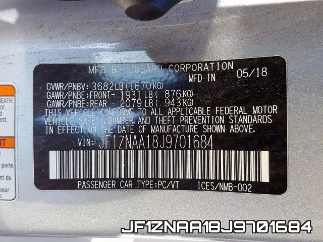 JF1ZNAA18J9701684 фото 2