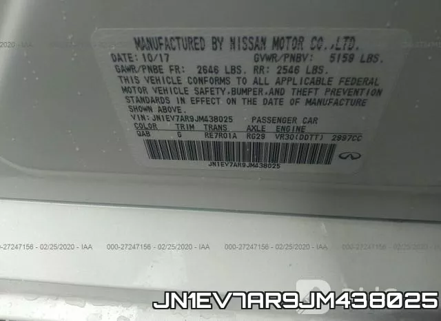 JN1EV7AR9JM438025 фото 10