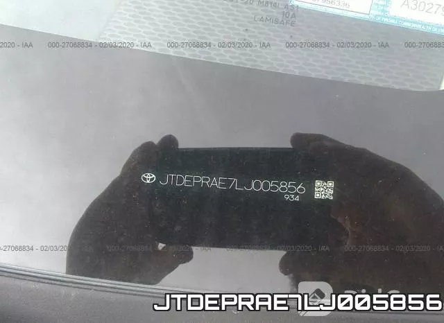 JTDEPRAE7LJ005856 фото 10