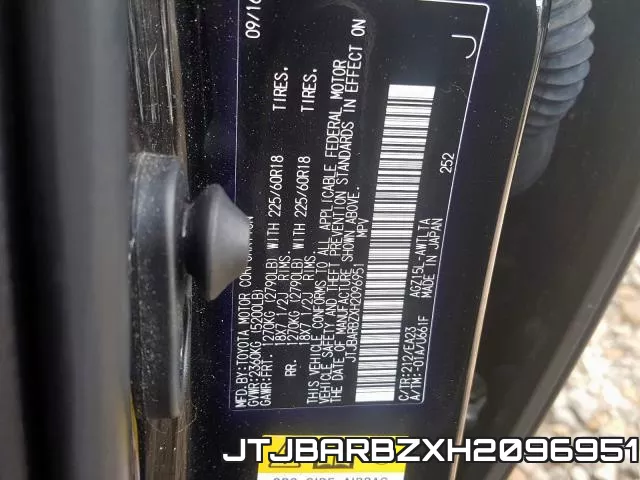 JTJBARBZXH2096951 фото 2