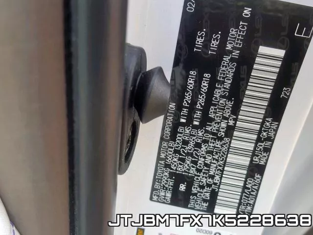 JTJBM7FX7K5228638 фото 2