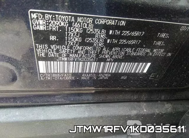 JTMW1RFV1KD035611 фото 10