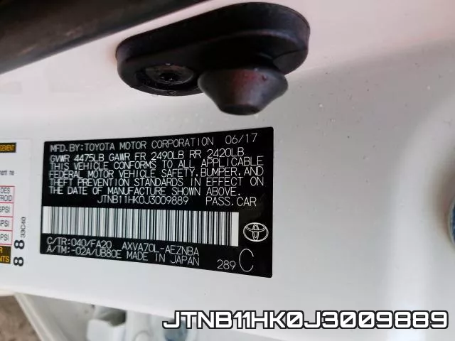 JTNB11HK0J3009889 фото 2
