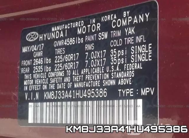 KM8J33A41HU495386 фото 10