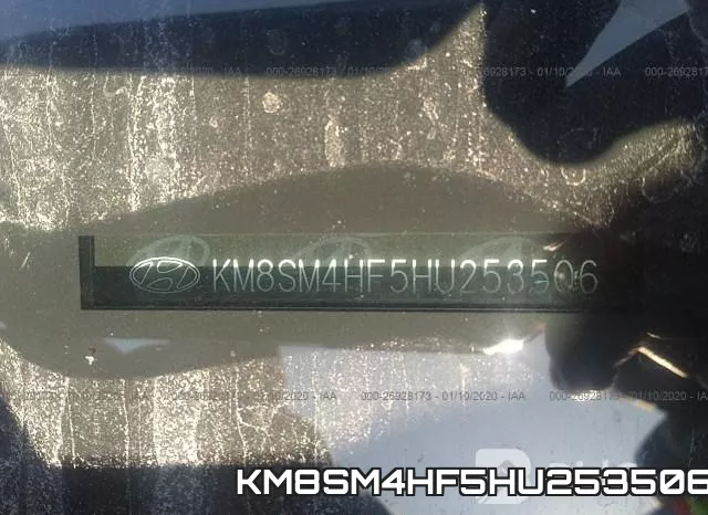 KM8SM4HF5HU253506 фото 10