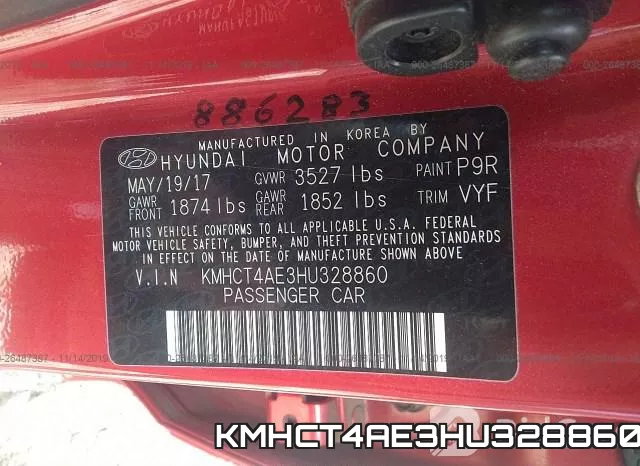 KMHCT4AE3HU328860 фото 10