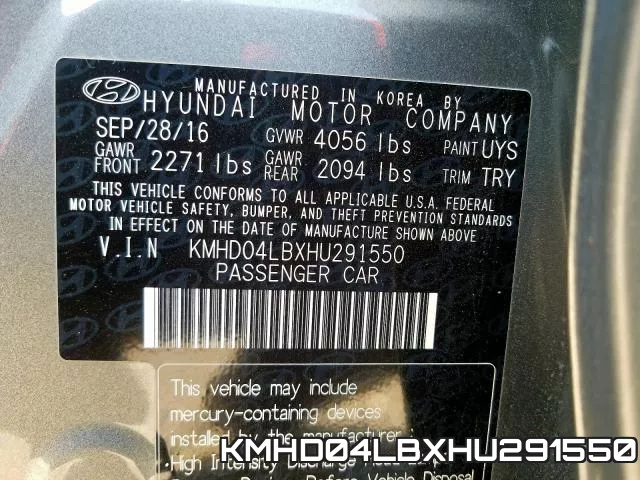 KMHD04LBXHU291550 фото 2