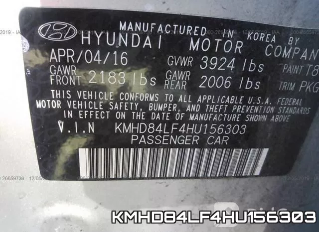 KMHD84LF4HU156303 фото 10