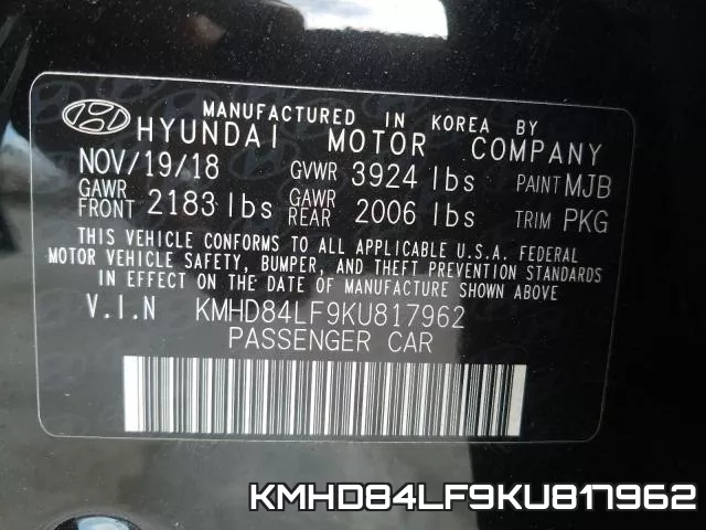 KMHD84LF9KU817962 фото 2