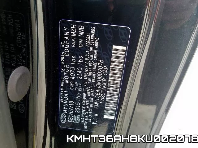 KMHT36AH8KU002078 фото 2