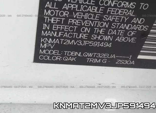 KNMAT2MV3JP591494 фото 10