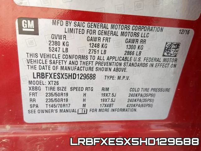 LRBFXESX5HD129688 фото 2