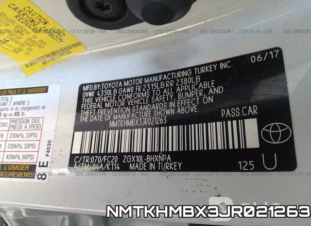 NMTKHMBX3JR021263 фото 10