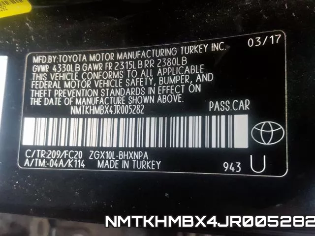NMTKHMBX4JR005282 фото 2