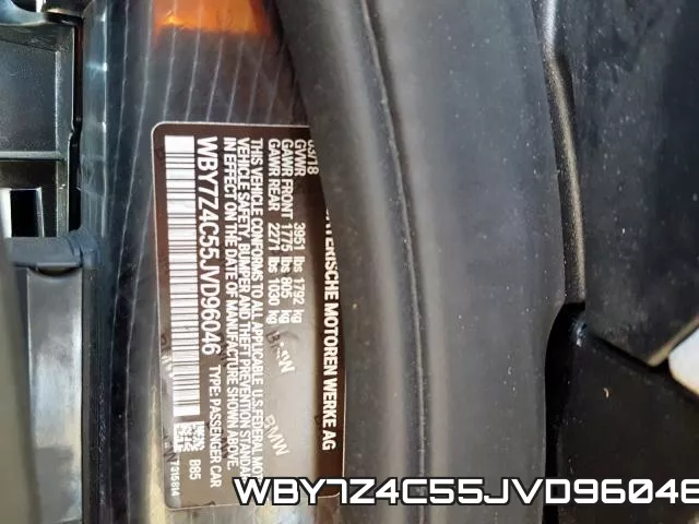 WBY7Z4C55JVD96046 фото 2