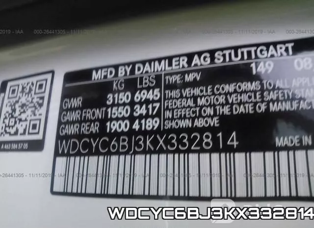 WDCYC6BJ3KX332814 фото 10