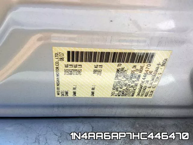 1N4AA6AP7HC446470 фото 2