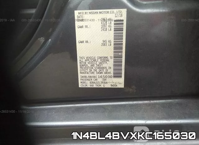 1N4BL4BVXKC165030 фото 10