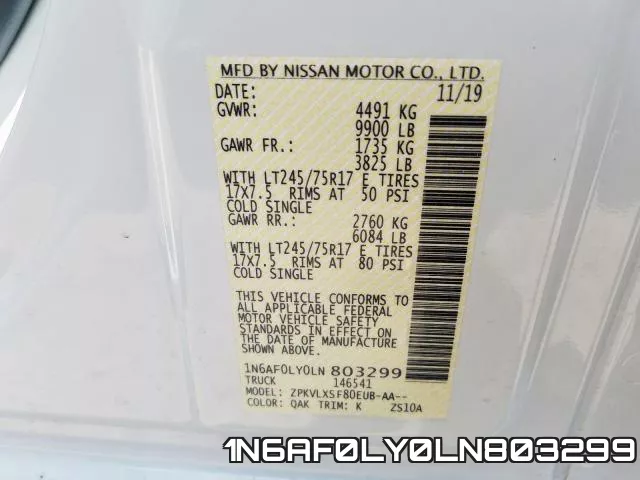 1N6AF0LY0LN803299 фото 2