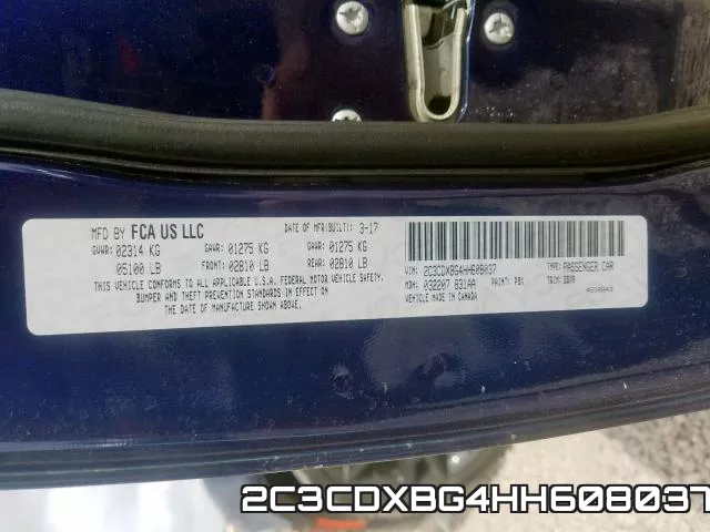 2C3CDXBG4HH608037 фото 2