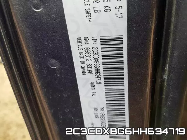 2C3CDXBG6HH634719 фото 2