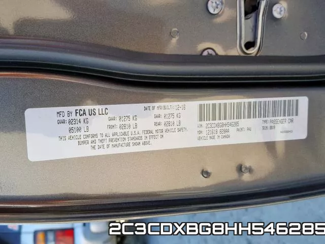 2C3CDXBG8HH546285 фото 2