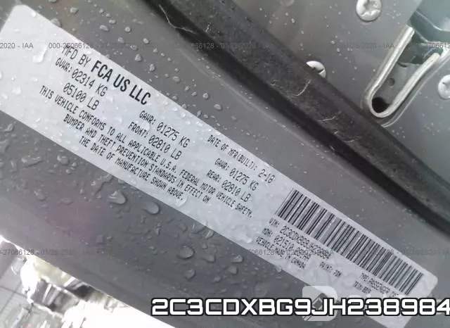 2C3CDXBG9JH238984 фото 10