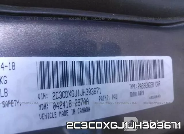 2C3CDXGJ1JH303671 фото 10