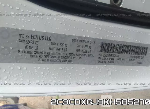 2C3CDXGJ9KH585270 фото 10