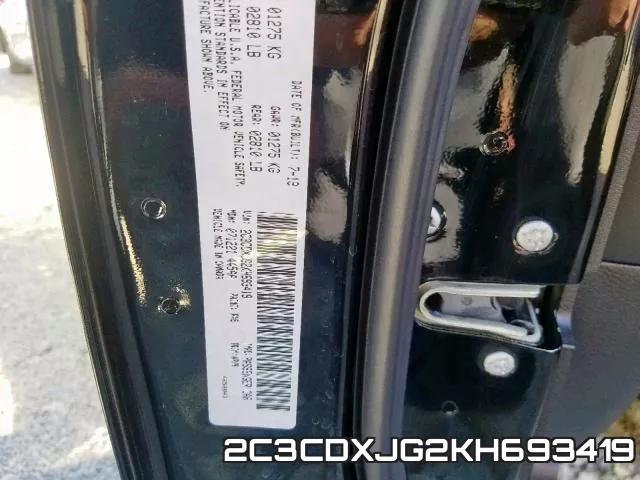 2C3CDXJG2KH693419 фото 2